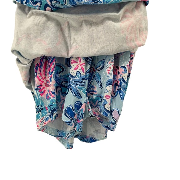 Lilly Pulitzer Flutter Sleeve XXS Minka Print Skirted Romper Dress Bahamas Beach - Picture 9 of 9